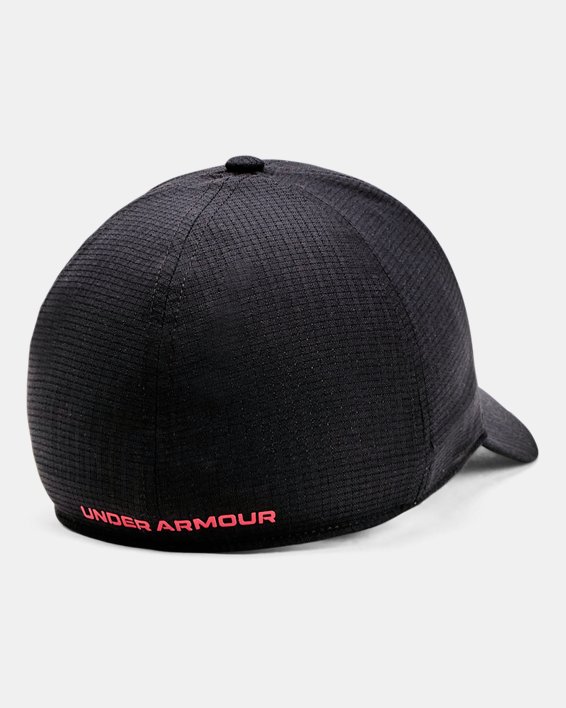 Men's UA Iso-Chill ArmourVent™ Stretch Hat, Black, pdpMainDesktop image number 1